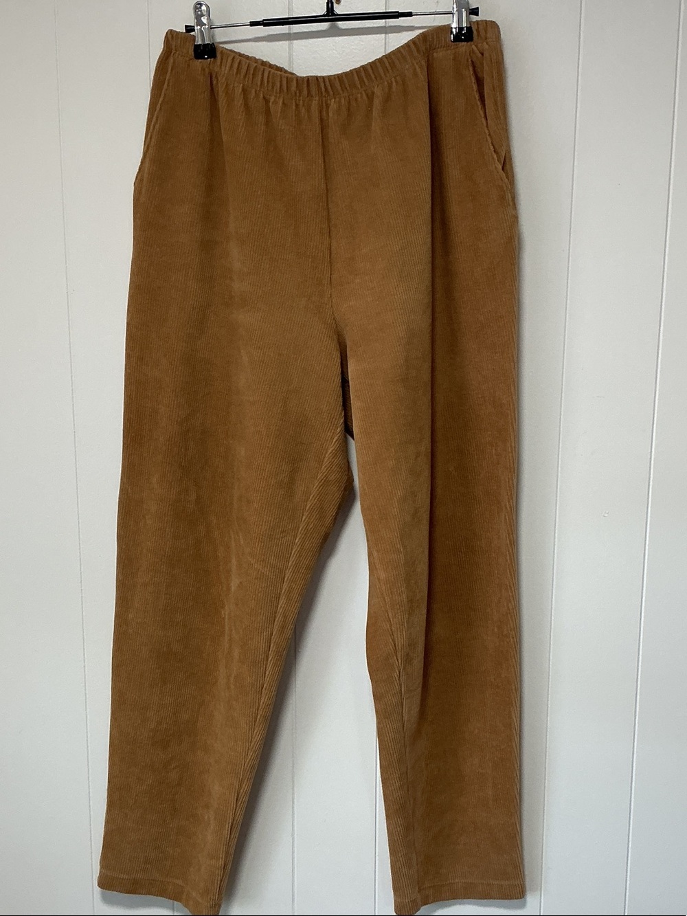 Lands' End Men's Corduroy Pants in Caramel Brown